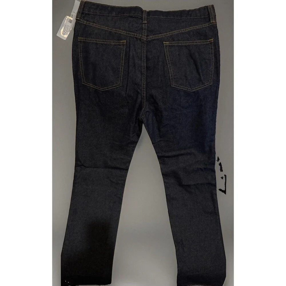Lot Of 2 Old Navy Skinny Jeans Boys Size 18 Plus Dark Blue Denim Built In Tough